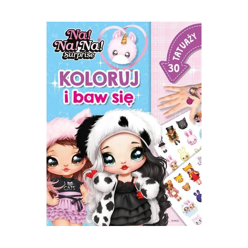 NA! NA! NA! SURPRISE. KOLORUJ I BAW SIĘ. 30 TATUAŻY
