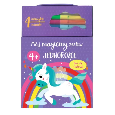 Jednorożce. Mój Magiczny Zestaw. Baw Się I Koloruj! 4+