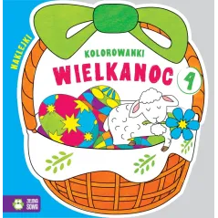 KOLOROWANKI WIELKANOC KOSZYCZEK 4 - Zielona Sowa