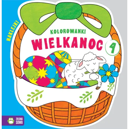 KOLOROWANKI WIELKANOC KOSZYCZEK 4 - Zielona Sowa