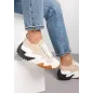 Ciemnobeżowe Sneakersy Na Platformie Z Wypustkami Rozmiar 39 Ciemnobeżowe Sneakersy Na Platformie Z Wypustkami Rozmiar 39