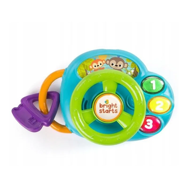 INTERAKTYWNA KIEROWNICA MINI SAFARI BRIGHT STARTS 3M+ II GATUNEK