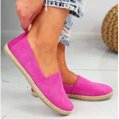 ESPADRYLE RÓŻOWE ZAMSZOWE ROZMIAR 37