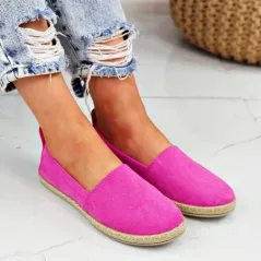 Espadryle Różowe Zamszowe Rozmiar 37
