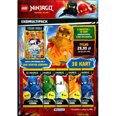 LEGO NINJAGO DRAGONS RISING EKOMULTIPACK 5 SZASZETEK 30 KART