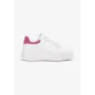 Białe Sneakersy Z Fuksjowym Zapiętkiem Na Platformie Rozmiar 37 Ii Gatunek Białe Sneakersy Z Fuksjowym Zapiętkiem Na Platformie Rozmiar 37 Ii Gatunek