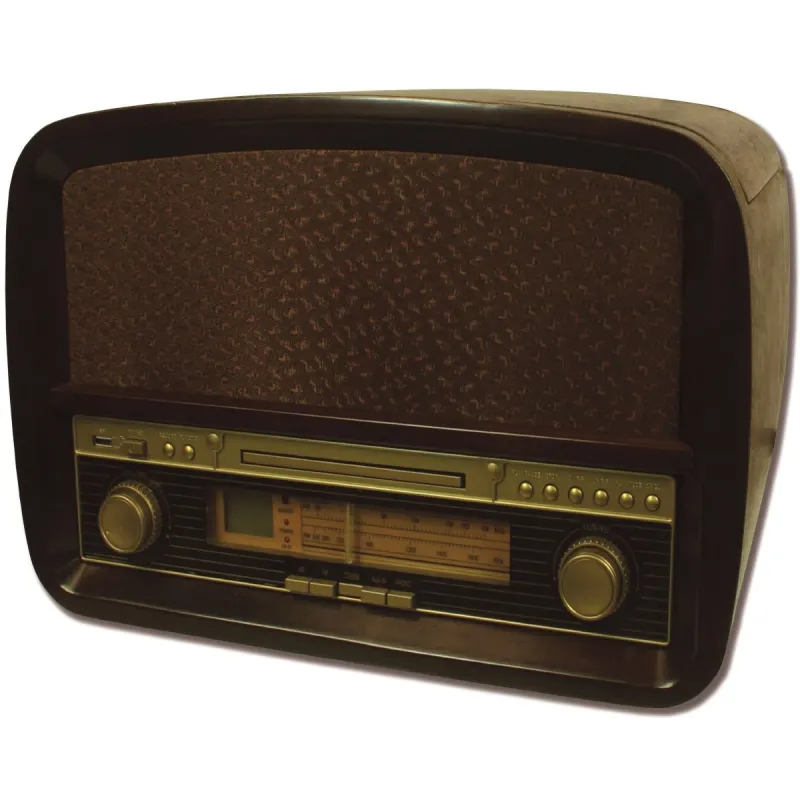 GRAMOFON RETRO Z OTWARZACZEM CD/MP3 CAMRY 1112 - Adler