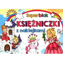 KSIĘŻNICZKI. SUPERBLOK Z NAKLEJKAMI
