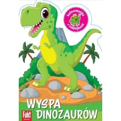 WYSPA DINOZAURÓW. KOLOROWANKA Z NAKLEJKAMI