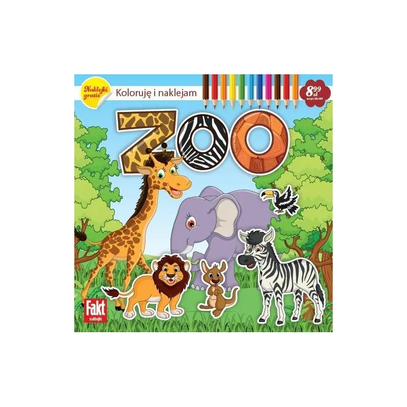 ZOO. KOLORUJĘ I NAKLEJAM