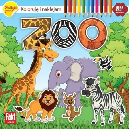 ZOO. KOLORUJĘ I NAKLEJAM