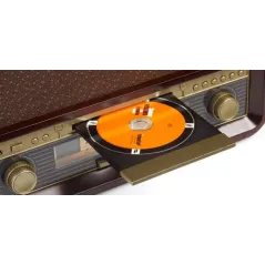 GRAMOFON RETRO Z OTWARZACZEM CD/MP3 CAMRY 1112 - Adler