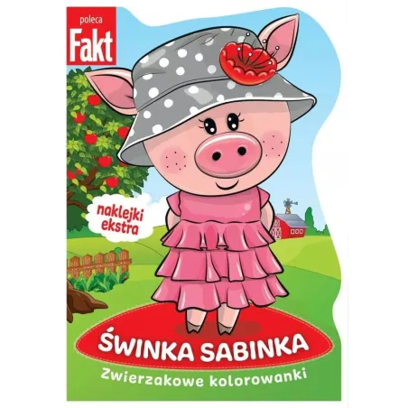 ŚWINKA SABINKA. ZWIERZAKOWE KOLOROWANKI