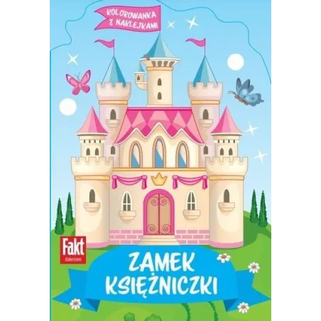 ZAMEK KSIĘŻNICZKI. KOLOROWANKA Z NAKLEJKAMI