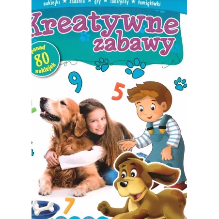 KREATYWNE ZABAWY. KSIĄŻECZKA Z NAKLEJKAMI II GATUNEK