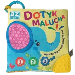 DOTYK MALUCHA. WYLICZANKA W KOLOROWYM ZOO. KSIĄŻECZKA SENSORYCZNA 3M+
