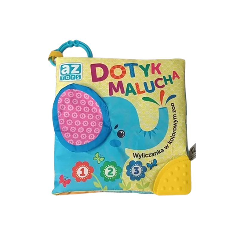 DOTYK MALUCHA. WYLICZANKA W KOLOROWYM ZOO. KSIĄŻECZKA SENSORYCZNA 3M+