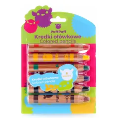 KREDKI OŁÓWKOWE XL 6 KOLORÓW