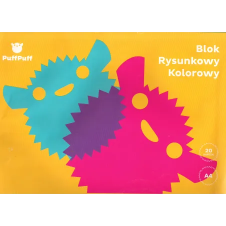 BLOK RYSUNKOWY BIAŁY 20 ARKUSZY A4 INTERDRUK