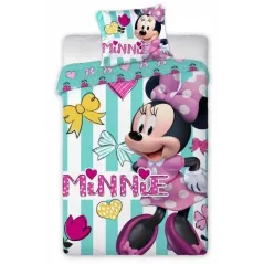 KOMPLET POŚCIELI DZIECIĘCEJ MYSZKA MINNIE 100 X 135 CM