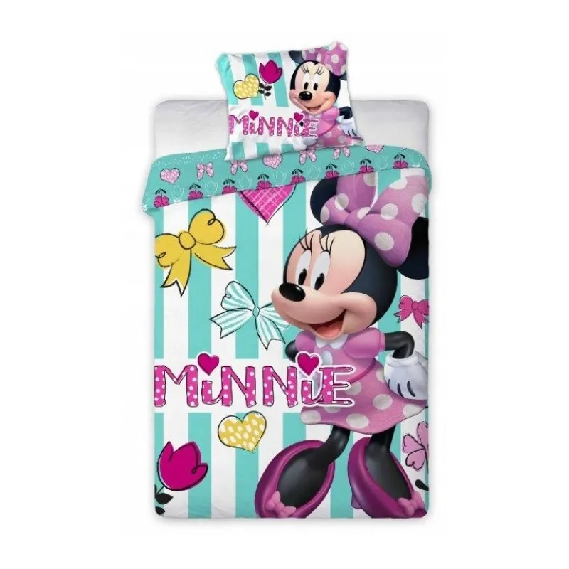 KOMPLET POŚCIELI DZIECIĘCEJ MYSZKA MINNIE 100 X 135 CM