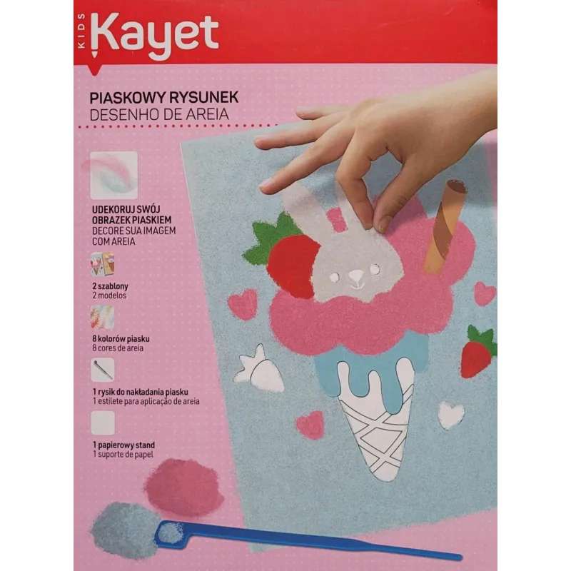 PIASKOWY RYSUNEK ZESTAW KREATYWNY