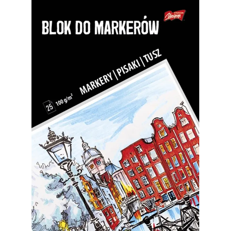 BLOK A4 DO MARKERÓW 25 KARTEK