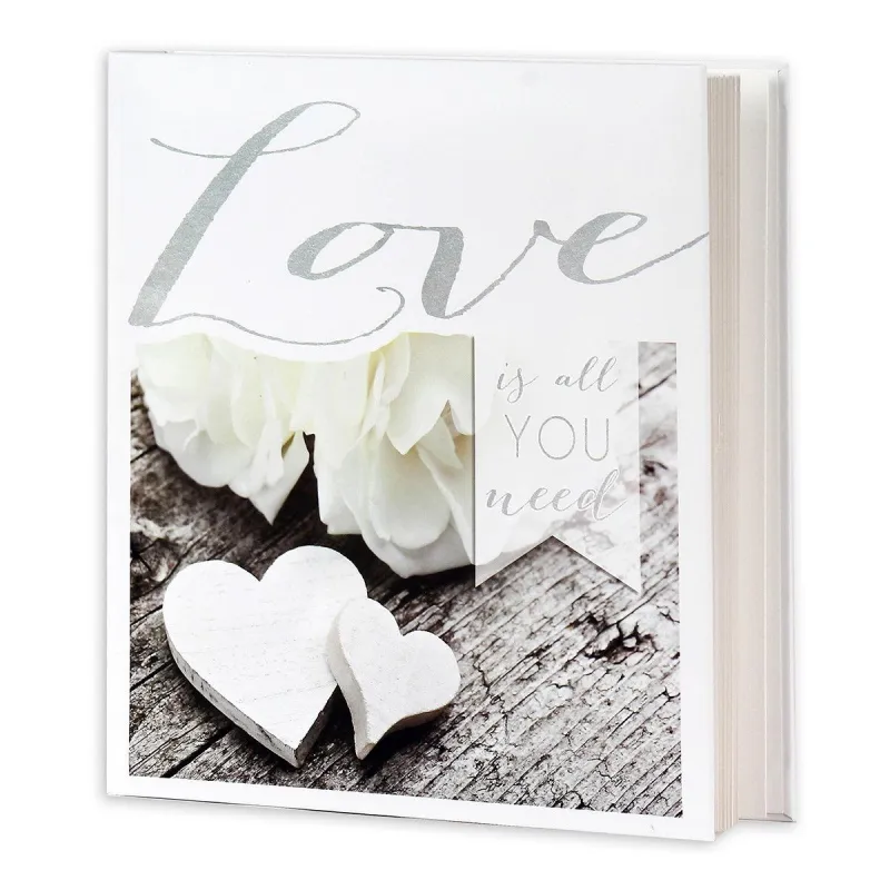 ALBUM NA ZDJĘCIA WKLEJANE LOVE IS ALL YOU 27 X 30 CM II GATUNEK