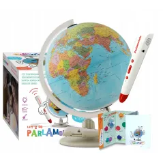 GLOBUS EDUKACYJNY INTERAKTYWNY PODŚWIETLANY PARLAMONDO 30CM II GATUNEK