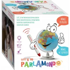 GLOBUS EDUKACYJNY INTERAKTYWNY PODŚWIETLANY PARLAMONDO 30CM II GATUNEK