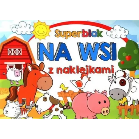 Na Wsi. Superblok Z Naklejkami Na Wsi. Superblok Z Naklejkami