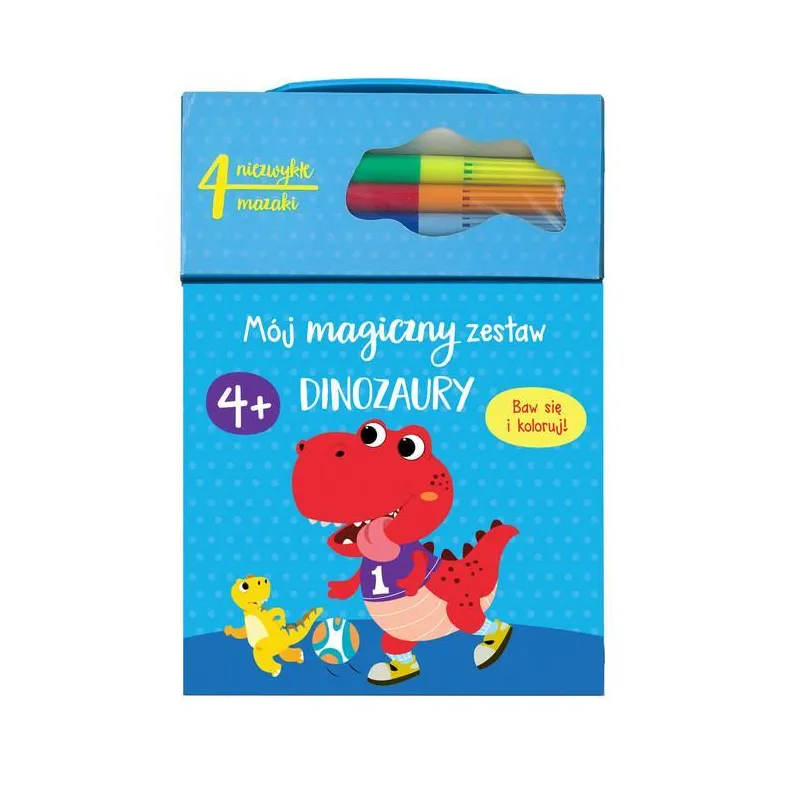 DINOZAURY. MAGICZNY ZESTAW 4+
