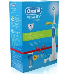 SZCZOTECZKA ELEKTRYCZNA ORAL-B VITALITY CROSS ACTION + PASTA BLEND-A-MED AIO KRATOS 75 ML