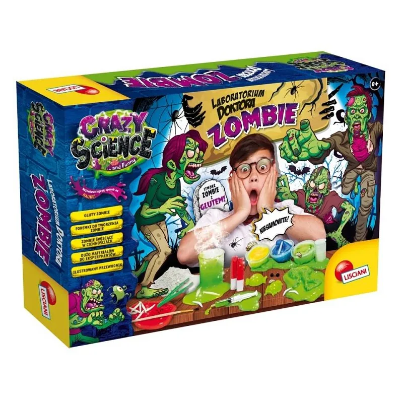 LABORATORIUM DOKTORA ZOMBIE CRAZY SCIENCE 8+ - Lisciani