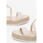 Beżowe Sandały O Fasonie Espadryli Rozmiar 38 Beżowe Sandały O Fasonie Espadryli Rozmiar 38