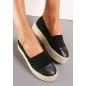 Czarne Wsuwane Espadryle Na Platformie Ze Sznurka Rozmiar 40 Czarne Wsuwane Espadryle Na Platformie Ze Sznurka Rozmiar 40