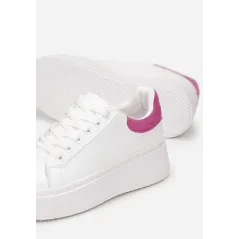 SNEAKERSY Z KOLOROWYM ZAPIĘTKIEM NA PLATFORMIE  ROZMIAR 37 II GATUNEK