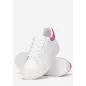 Sneakersy Z Kolorowym Zapiętkiem Na Platformie Biało-Fuksjowe Rozmiar 40 Ii Gatunek Sneakersy Z Kolorowym Zapiętkiem Na Platformie Biało-Fuksjowe Rozmiar 40 Ii Gatunek