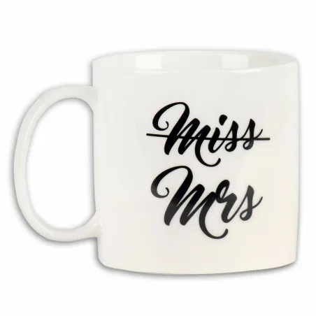 Kubek Porcelanowy Miss/Mrs 500Ml