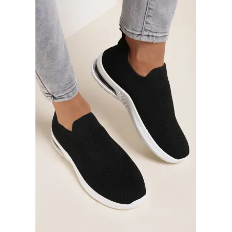 Czarne Buty Sportowe Rozmiar 37