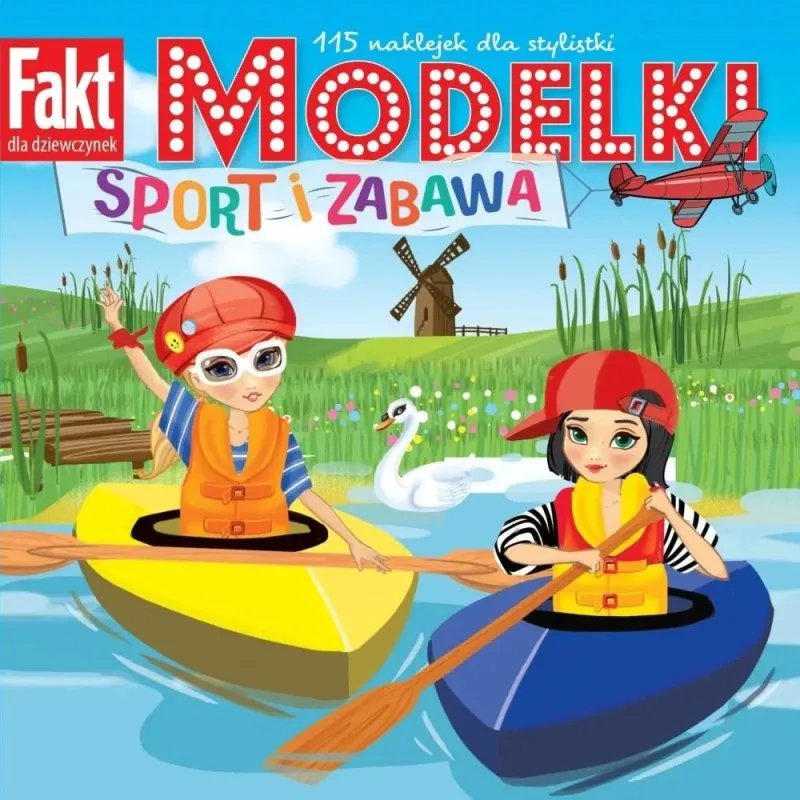 MODELKI. SPORT I ZABAWA. KSIĄŻECZKA Z NAKLEJKAMI