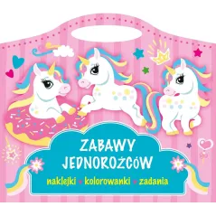 ZABAWY JEDNOROŻCÓW. NAKLEJKI, KOLOROWANKI, ZADANIA