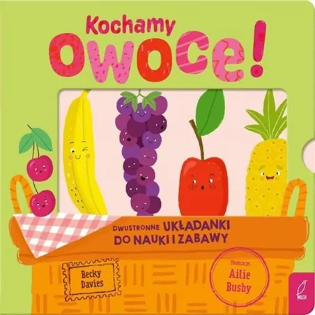 KOCHAMY OWOCE! DWUSTRONNE UKŁADANKI DO NAUKI I ZABAWY