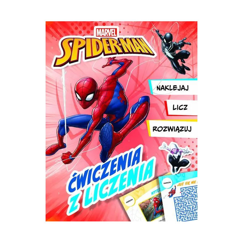 MARVEL SPIDER-MAN. ĆWICZENIA Z LICZENIA