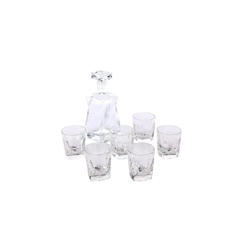 ZESTAW DO WHISKY MARCO KARAFKA 0.75L + 6 SZKLANEK ALTOM