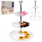 Patera Porcelanowa 3-Poziomowa Na Ciastko Ciasto Owoce Desery Patera Porcelanowa 3-Poziomowa Na Ciastko Ciasto Owoce Desery