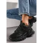 Czarne Sznurowane Sneakersy Na Grubej Podeszwie Ze Żłobieniami Rozmiar 38 Czarne Sznurowane Sneakersy Na Grubej Podeszwie Ze Żłobieniami Rozmiar 38