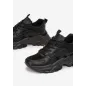 Czarne Sznurowane Sneakersy Na Grubej Podeszwie Ze Żłobieniami Rozmiar 38 Czarne Sznurowane Sneakersy Na Grubej Podeszwie Ze Żłobieniami Rozmiar 38