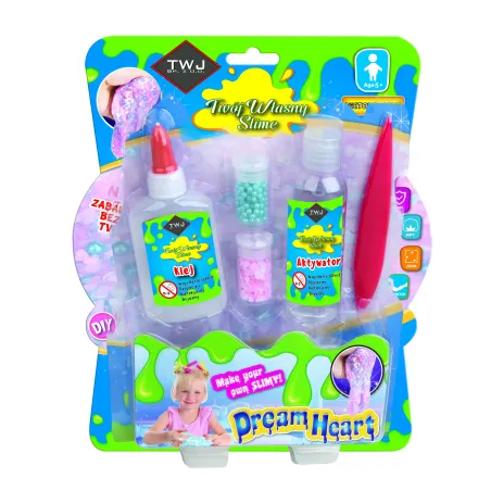SLIME SERCA ZESTAW KREATYWNY 5+ - TWJ