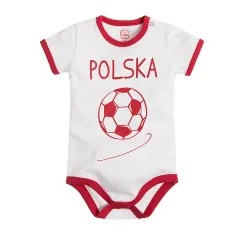 BODY CHŁOPIĘCE Z KRÓTKIM RĘKAWEM BIAŁE POLSKA ROZMIAR 68 COOL CLUB